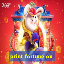 print fortune ox